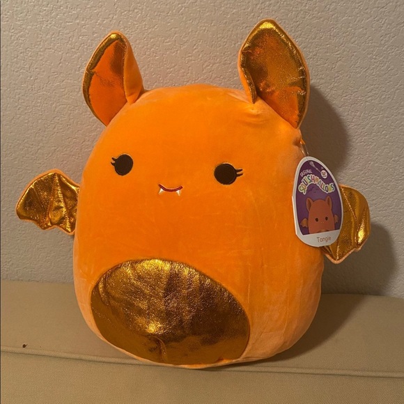 orange squishmallow bat